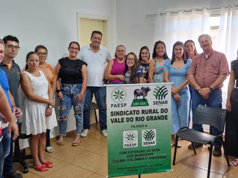 O curso Proer Sensibilização foi realizado em Jaborandi nesta quarta (21), através de iniciativa do Sindicato Rural do Vale do Rio Grande, em parceria com o SENAR (Serviço Nacional de Aprendizagem Rural) e FAESP (Federação da Agricultura do Estado de São Paulo).