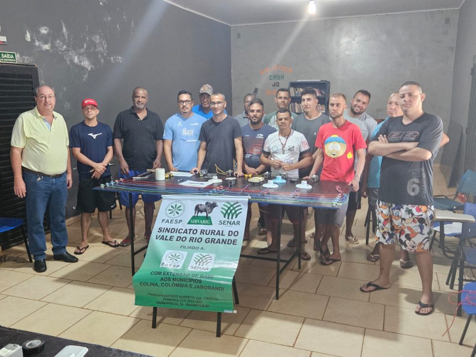 O Sindicato Rural do Vale do Rio Grande (Sinvarig) em parceria com o SENAR (Serviço Nacional de Aprendizagem Rural) e FAESP (Federação da Agricultura do Estado de São Paulo) aconteceu na chácara do Oleiro, o curso de Eletricista com especialidade em instalações elétricas