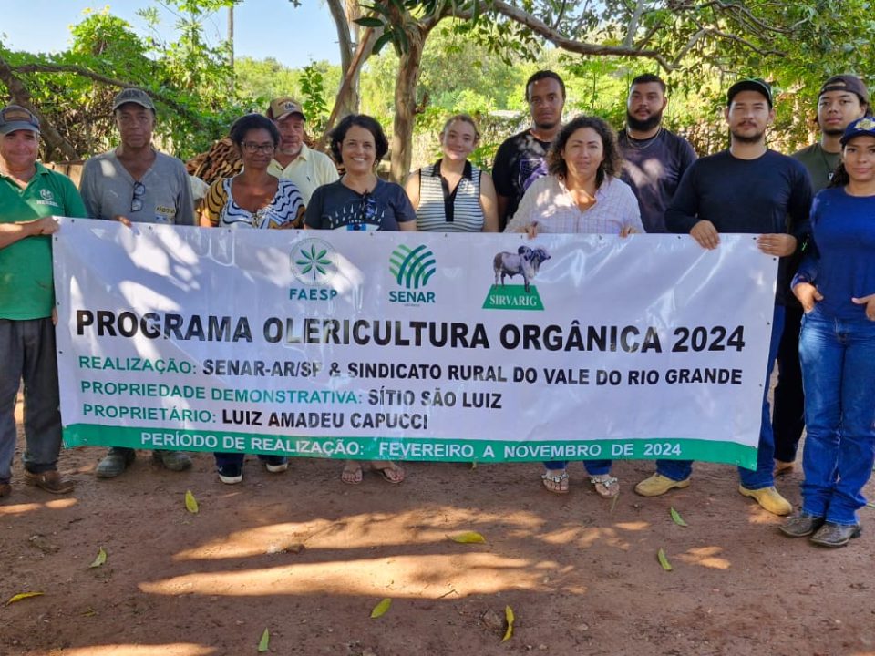 O Sindicato Rural do Vale do Rio Grande está promovendo o curso de Olericultura Orgãnica, voltado para trabalhadores rurais e produtores.